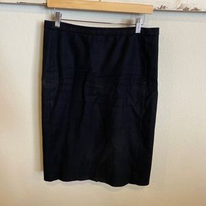 Jcrew sleek black skirt